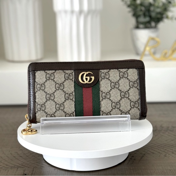 Gucci Supreme Ophidia Zip Around Wallet - Picture 1 of 13
